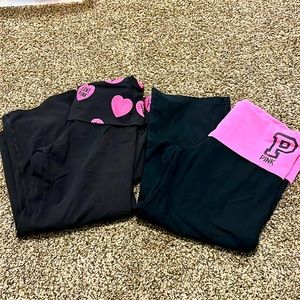 PINK capri length leggings